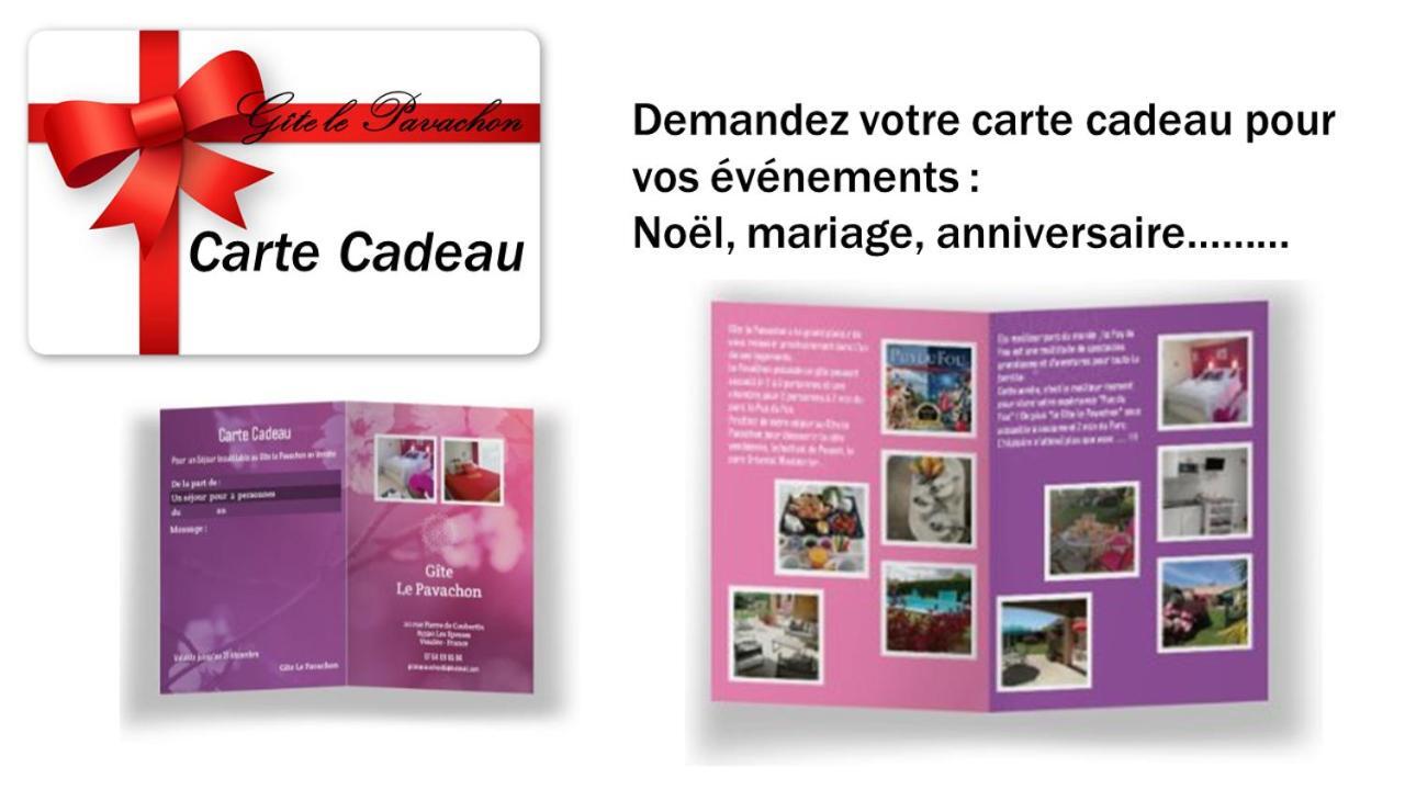 2 logements séparés indépendants jusqu'à 5 personnes, piscine chauffée à 3 min du Puy du Fou Les Épesses Exterior foto